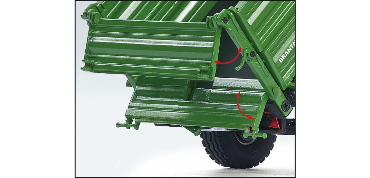 Wiking - Brantner E 6035 single-axle threeside tipper - 1:32