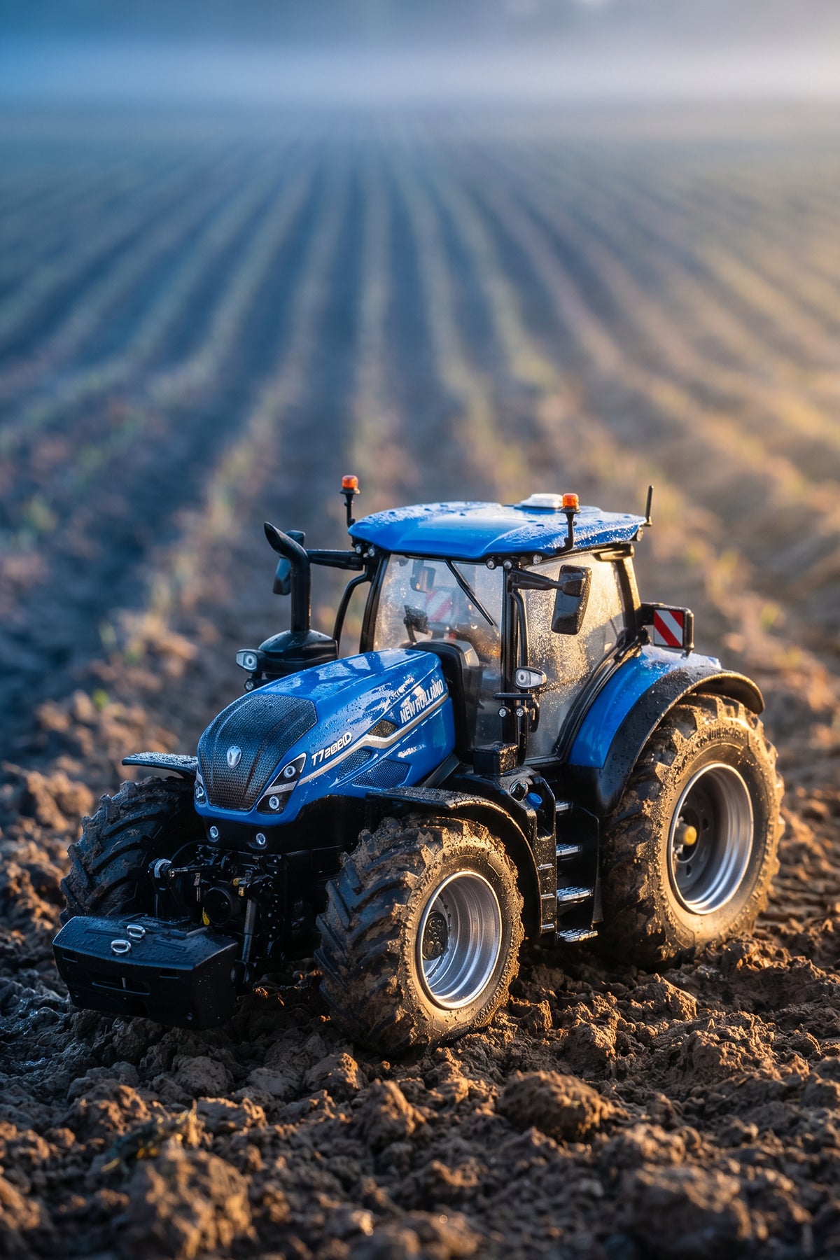 New Holland T7 Mist Fine Art Print
