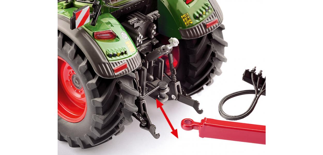 Wiking - Fendt 724 Vario W/Frontloader Cargo