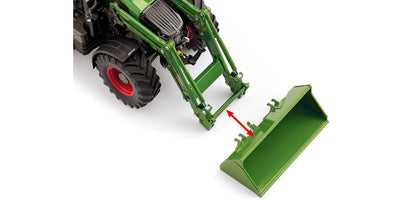 Wiking - Fendt 724 Vario W/Frontloader Cargo