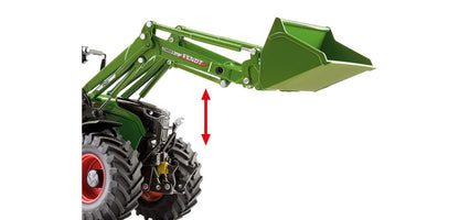 Wiking - Fendt 724 Vario W/Frontloader Cargo