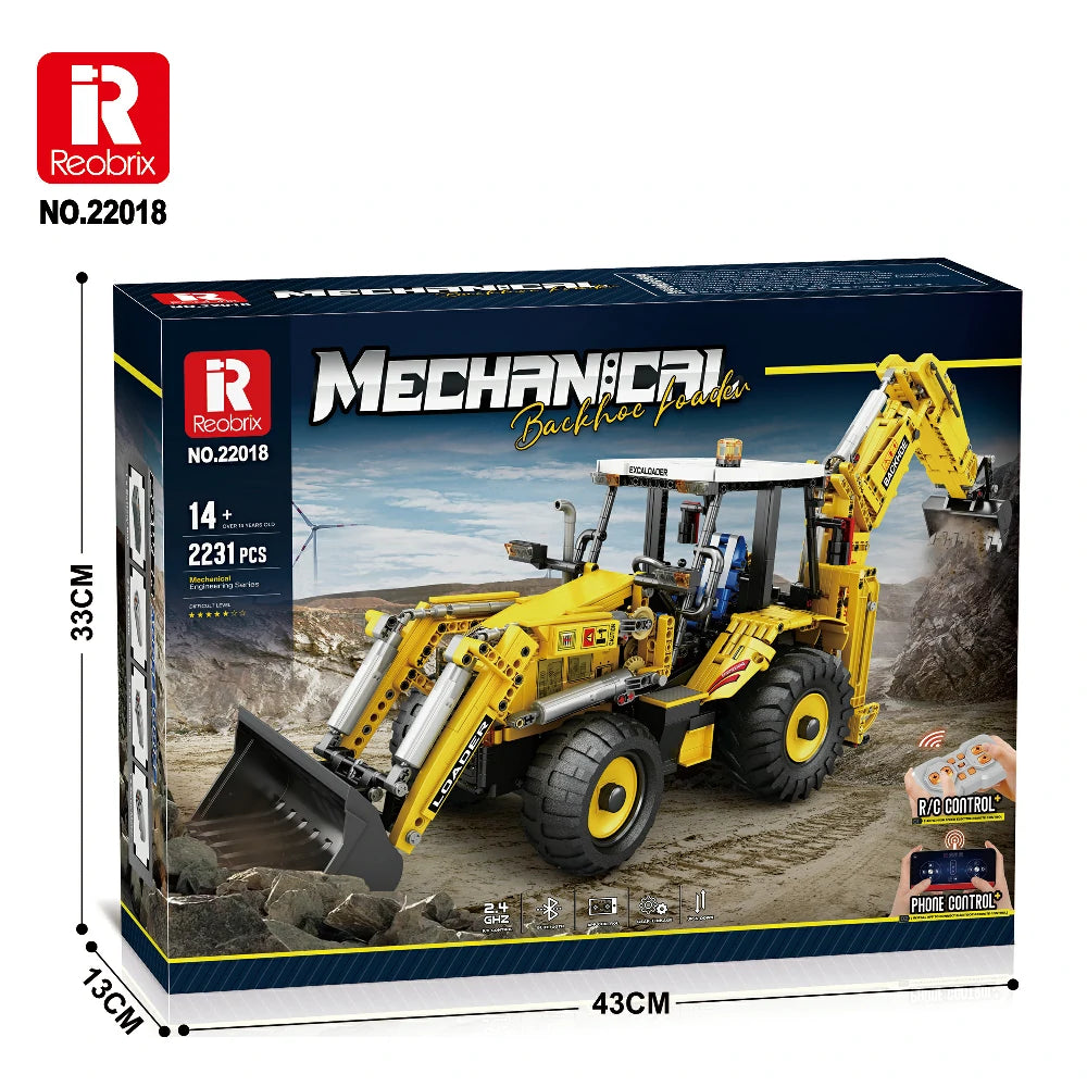 Bulldozer with Back Hoe（Remote Control Version）