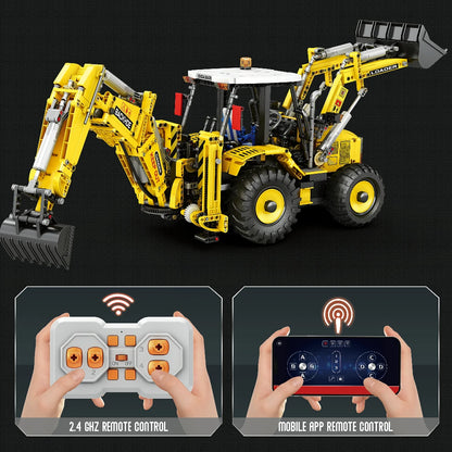 Bulldozer with Back Hoe（Remote Control Version）