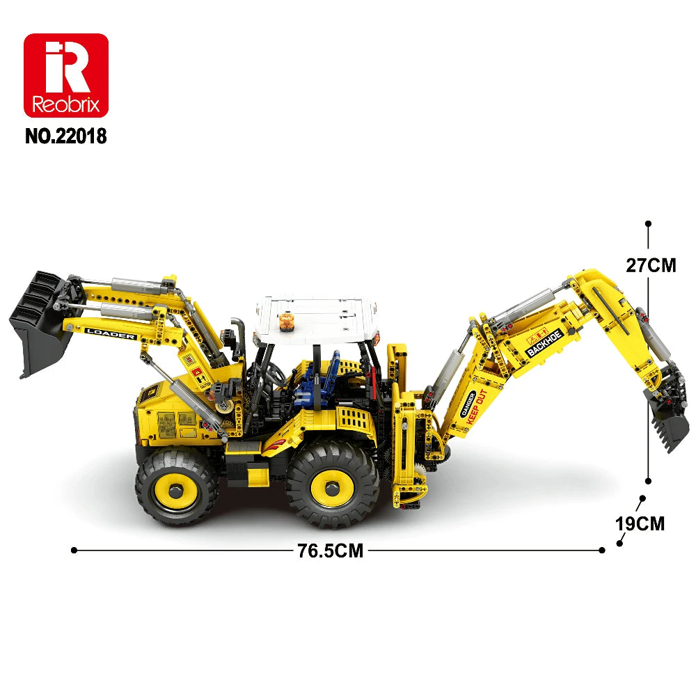 Bulldozer with Back Hoe（Remote Control Version）