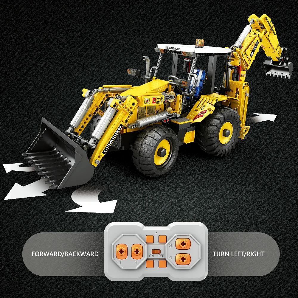 Bulldozer with Back Hoe（Remote Control Version）