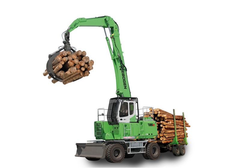 Ros - SENNEBOGEN Material Handler 735 E with Trailer - 1:50