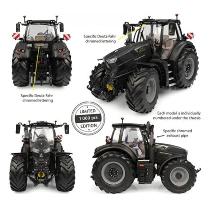 Universal Hobbies 1:32rd Scale Deutz-Fahr 7250 TTV Warrior Matt Black