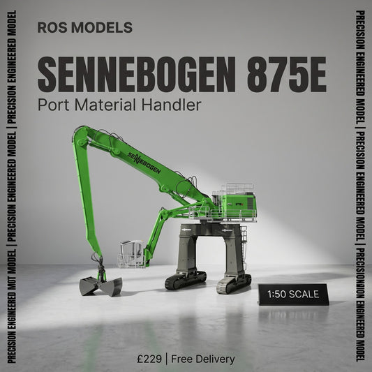 Ros - Ros Sennebogen 875E Port Material Handler - Tracked - 1:50