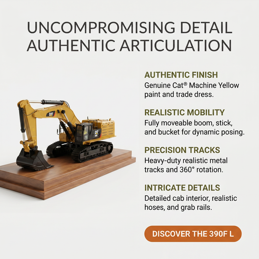 Die Cast Masters - 1:50 Cat® 390F L Hydraulic Excavator