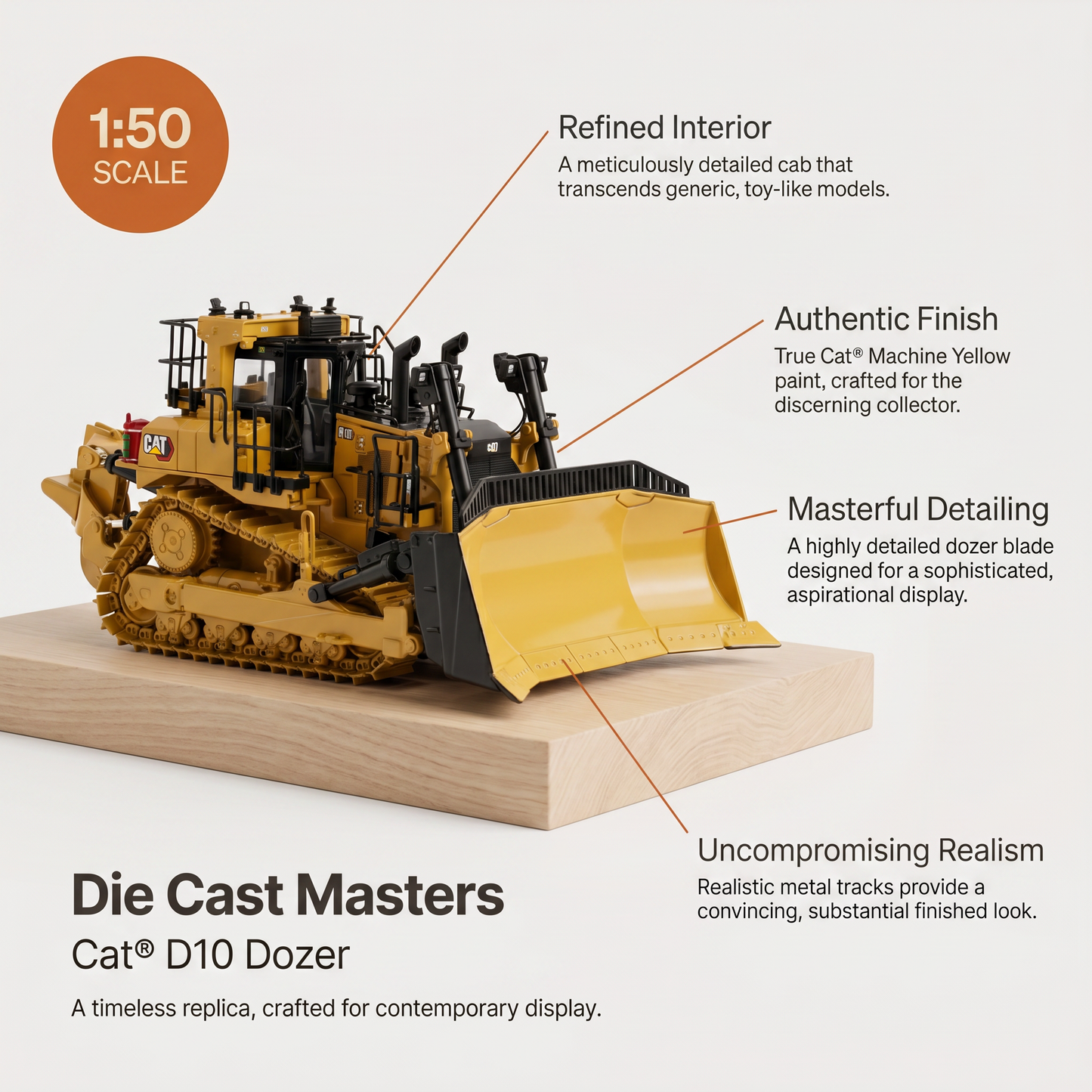 Die Cast Masters - 1:50 Cat D10 Dozer