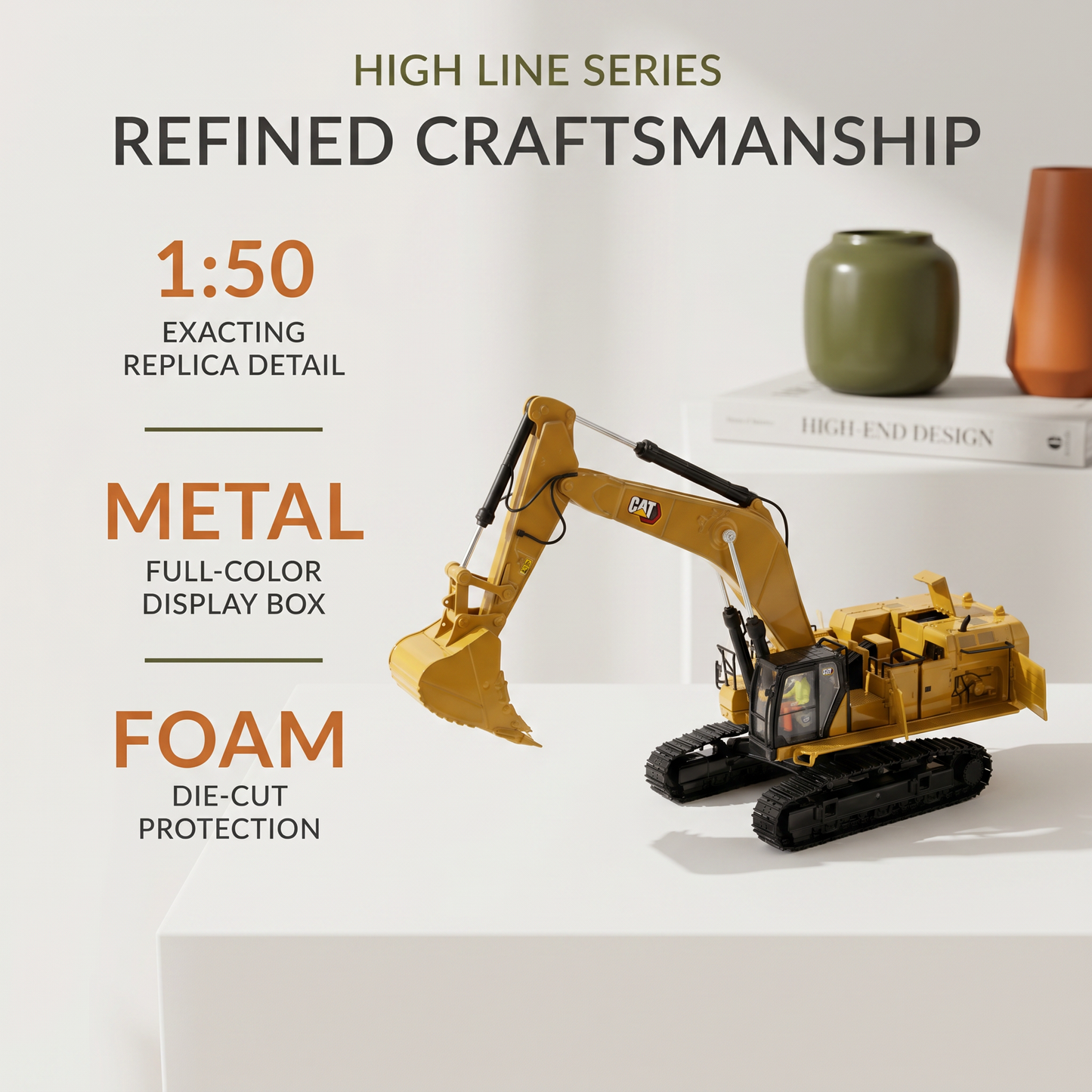 Die Cast Masters - Cat® 395 Large Hydraulic Excavator - 1:50