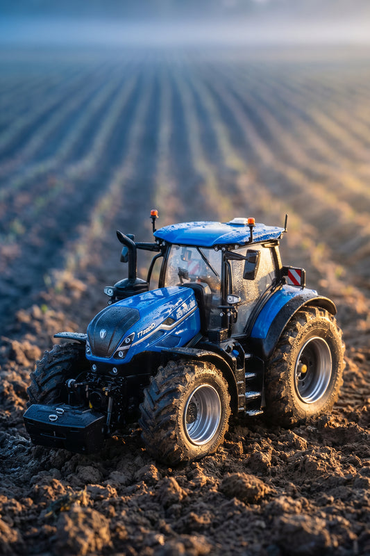 New Holland T7 Mist Fine Art Print
