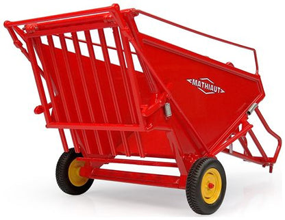 UNIVERSAL HOBBIES - Mathiaut MTD 72 Bale Chase Trailer - 1:32