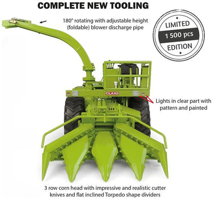 UNIVERSAL HOBBIES - Claas Jaguar 80 SF No Cabin w/Corn Header
