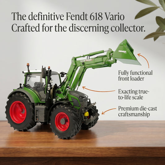 UNIVERSAL HOBBIES FENDT 618 VARIO WITH FRONT LOADER