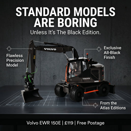 AT -  Volvo EWR150E Wheeled Excavator Limited Edition Black