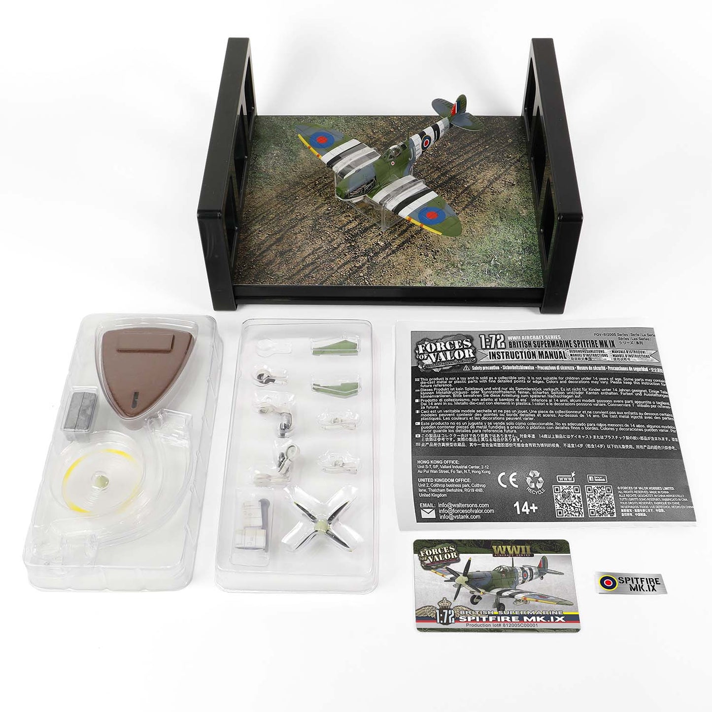 Forces of Valour - Supermarine Spitfire MK IX Normandy - 1:72
