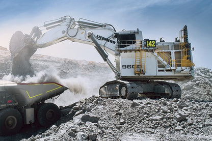 nzg - Liebherr R9600 Mining Excavator Backhoe