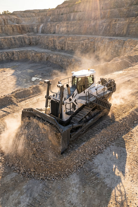 Liebherr Dozer Quarry Fine Art Print