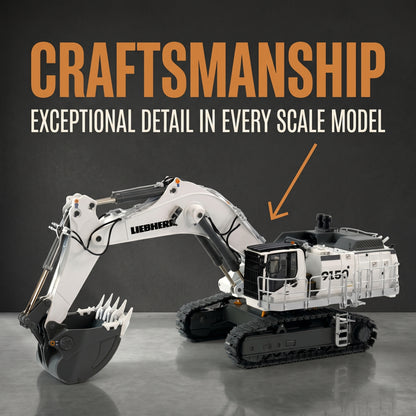WSi - Liebherr R9150 Excavator White - 1:50th